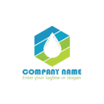 Cleaning-logo---water-drop-in-a-hexagon-shape-removebg-preview